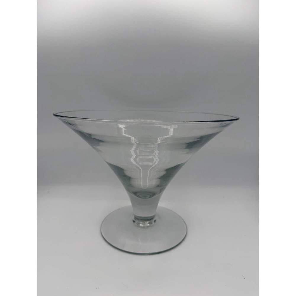 Southern Living At Home Hand Blown Made In Brazil Giant Glass 8" Bowl Diameter